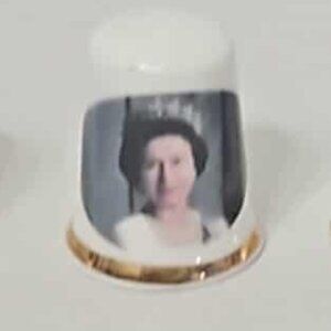 Finsbury fine bone china thimbles  of the British Royal Family